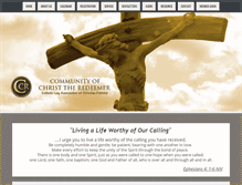 Tablet Screenshot of ccredeemer.org